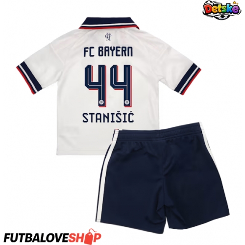Dres Bayern Munich Josip Stanisic #44 Preč pre deti 2026-27 Krátky Rukáv (+ trenírky)